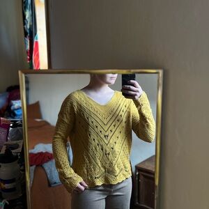 Maurices Mustard Yellow Sweater